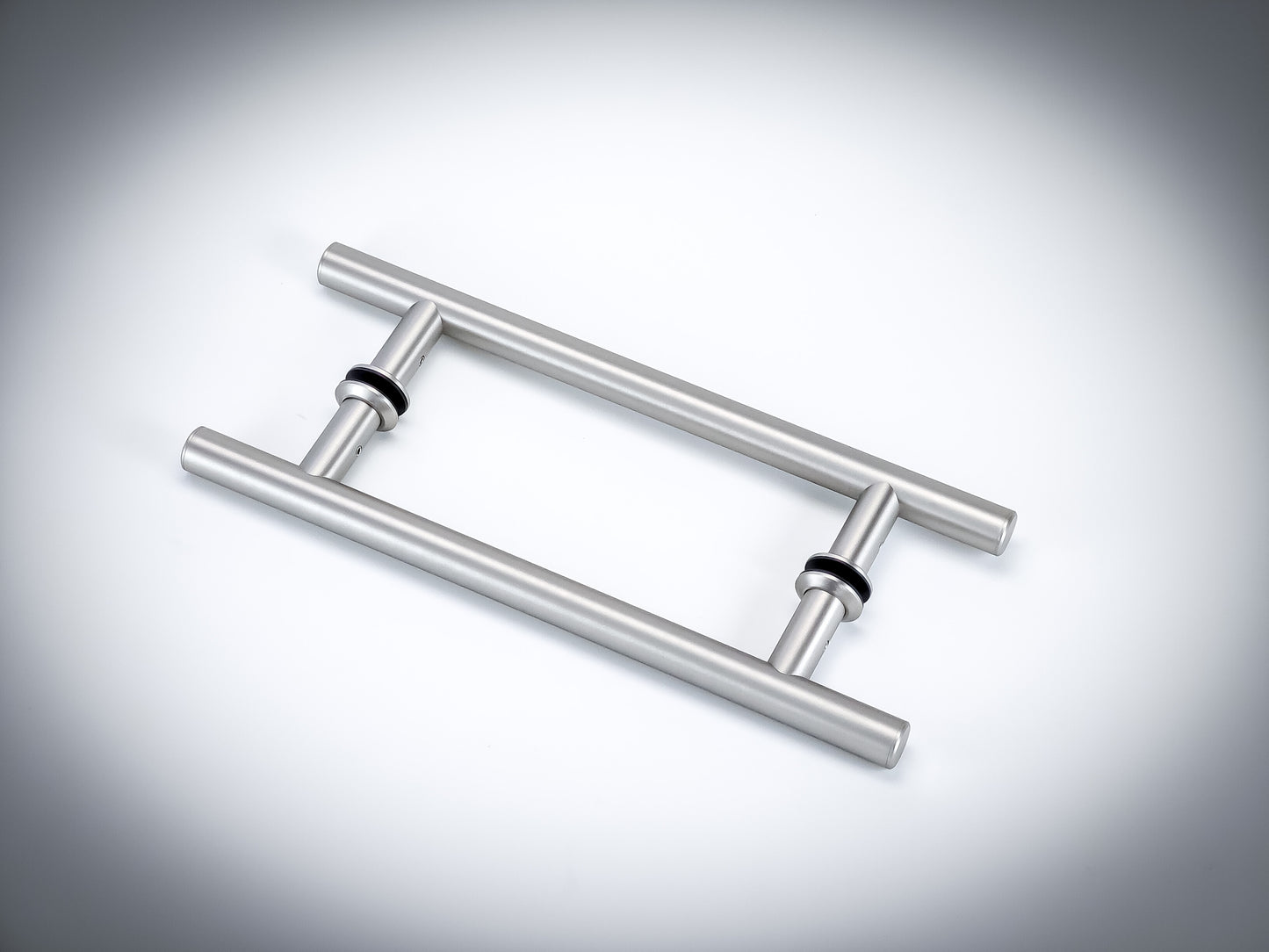 8" Ladder Pull Solid Brass Back to Back Handles - For Glass Shower Doors