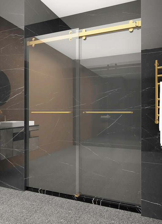 FULLY INSTALLED Duovero Series Double Door Sliding Shower Door System