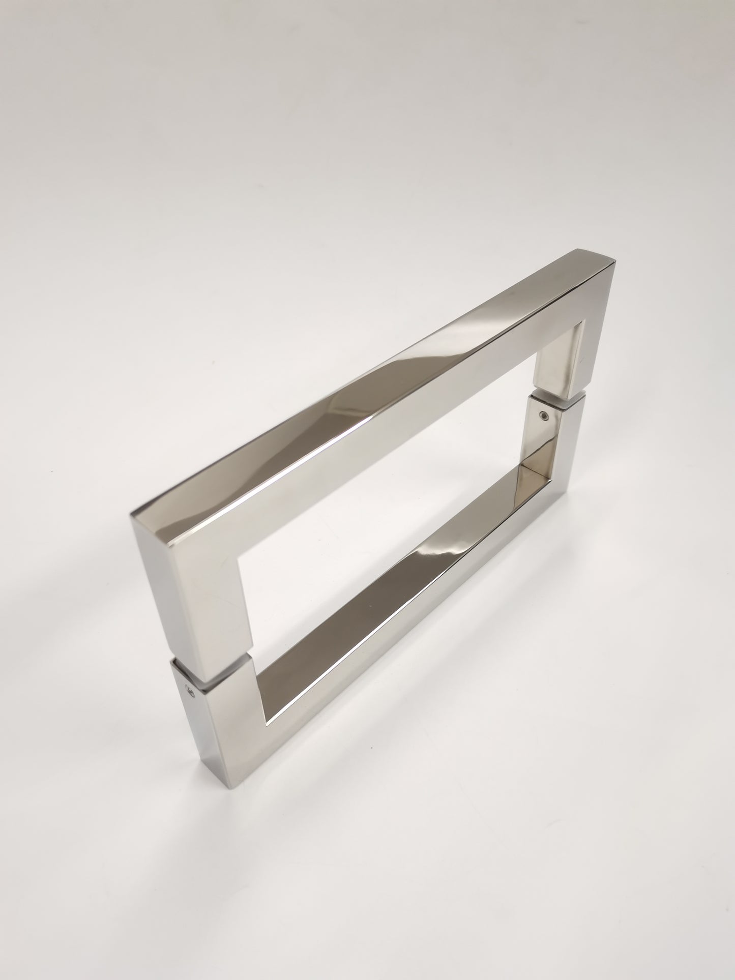8" Square Style Back-to-Back Handles - For Glass Shower Doors