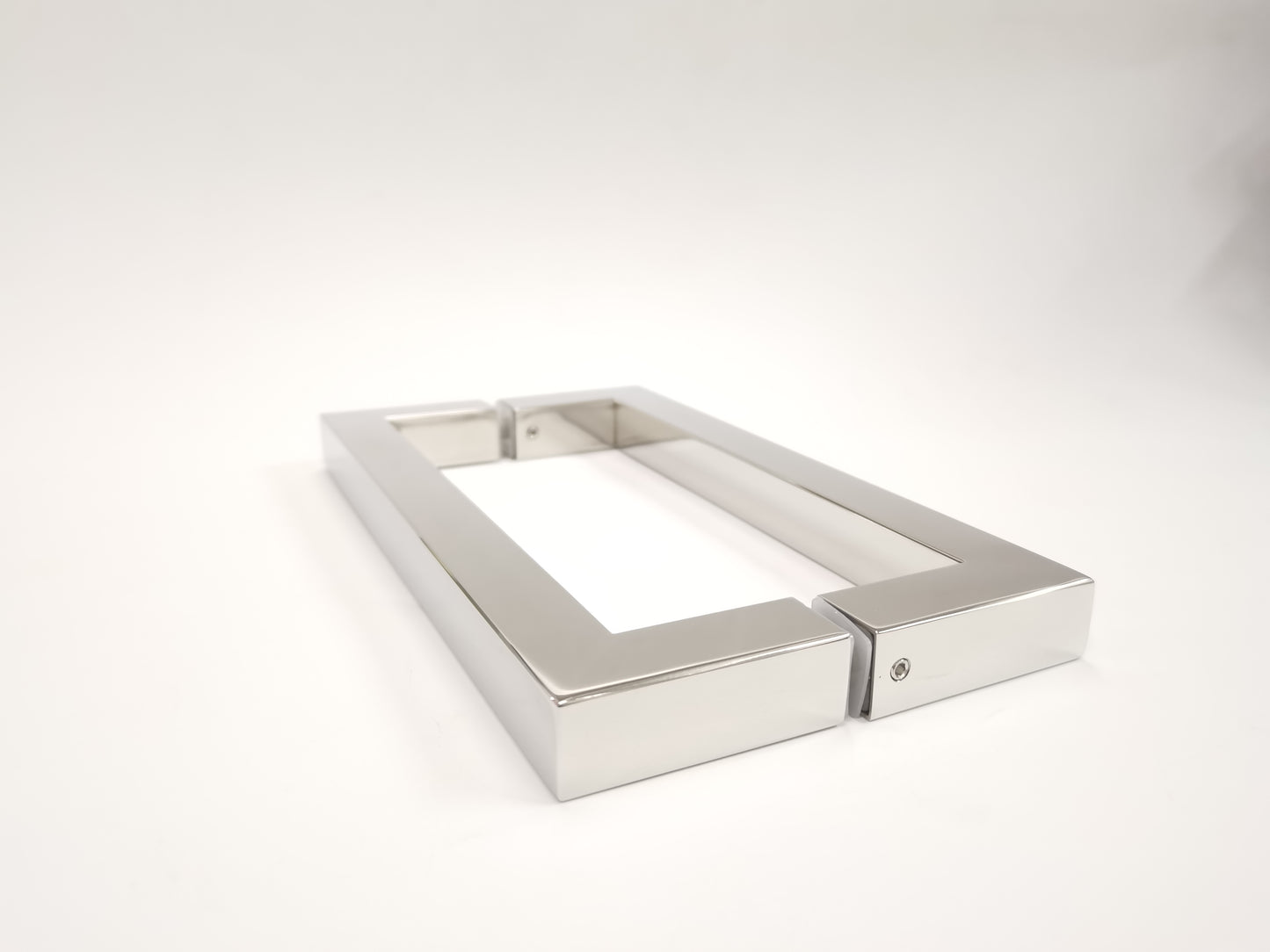 8" Square Style Back-to-Back Handles - For Glass Shower Doors