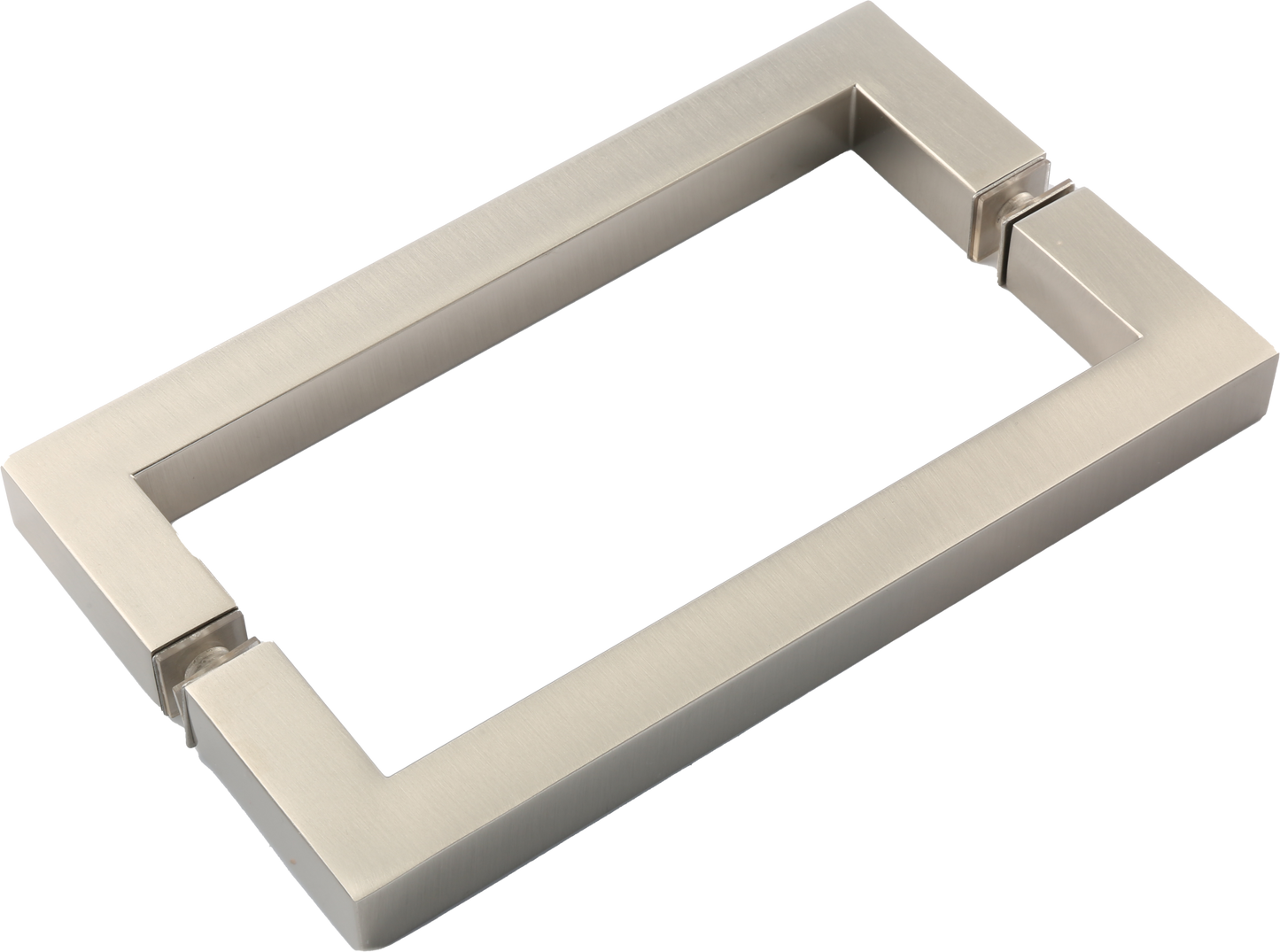 8" Square Style Back-to-Back Handles - For Glass Shower Doors