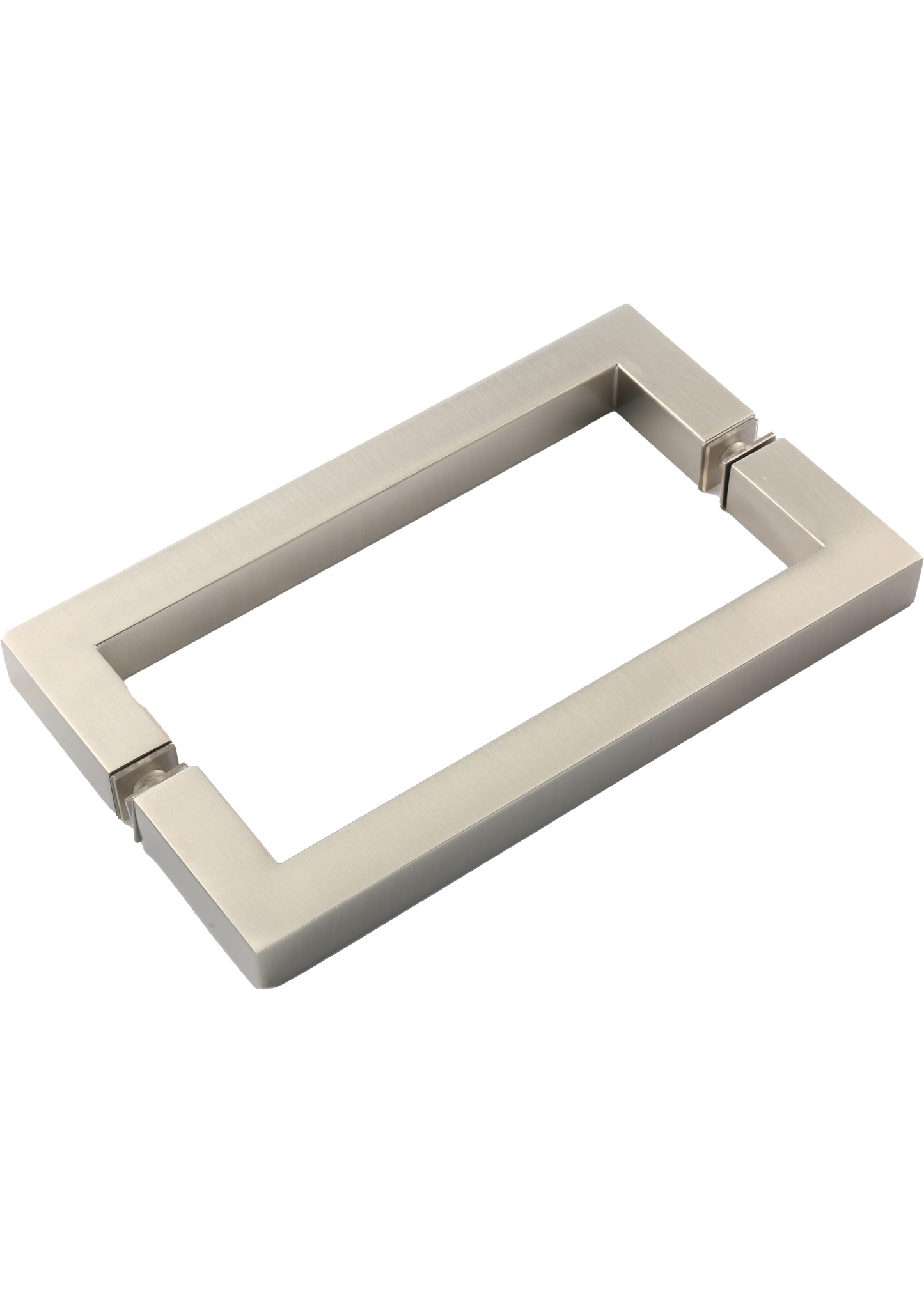 8" Square Style Back-to-Back Handles - For Glass Shower Doors