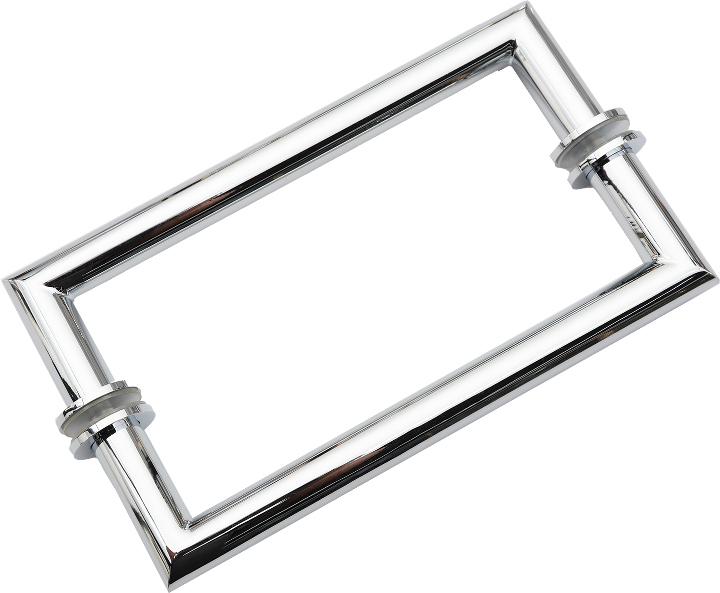 8" Mitered Style Back to Back Handles with Washers - For Glass Shower Doors