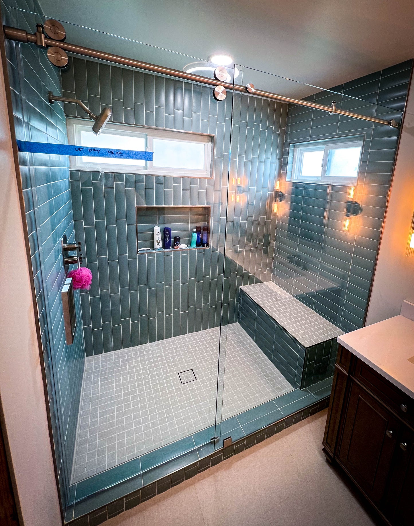 Unovero Series Single Sliding Door Shower Door System