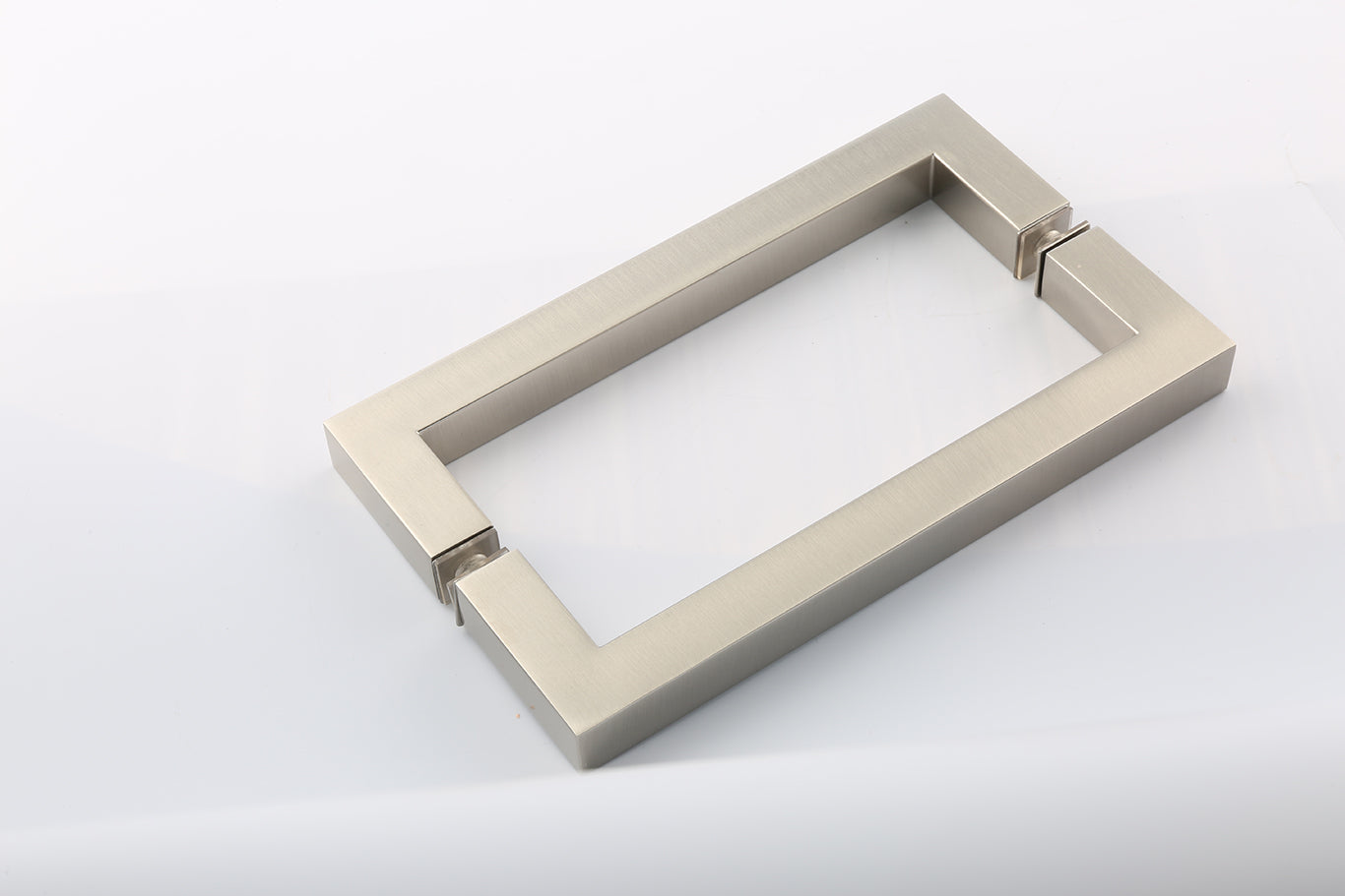 8" Square Style Back-to-Back Handles - For Glass Shower Doors