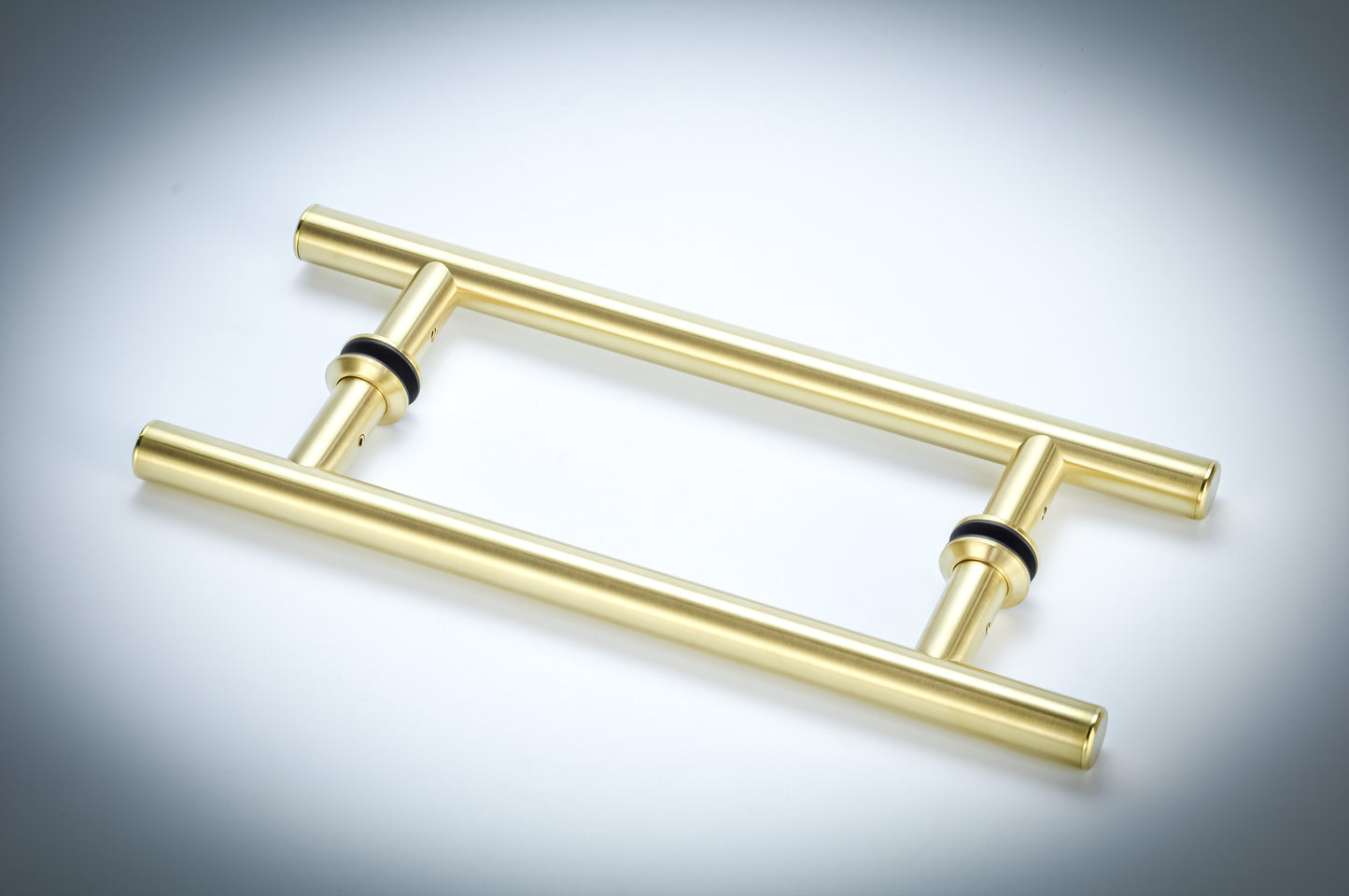 8" Ladder Pull Solid Brass Back to Back Handles - For Glass Shower Doors