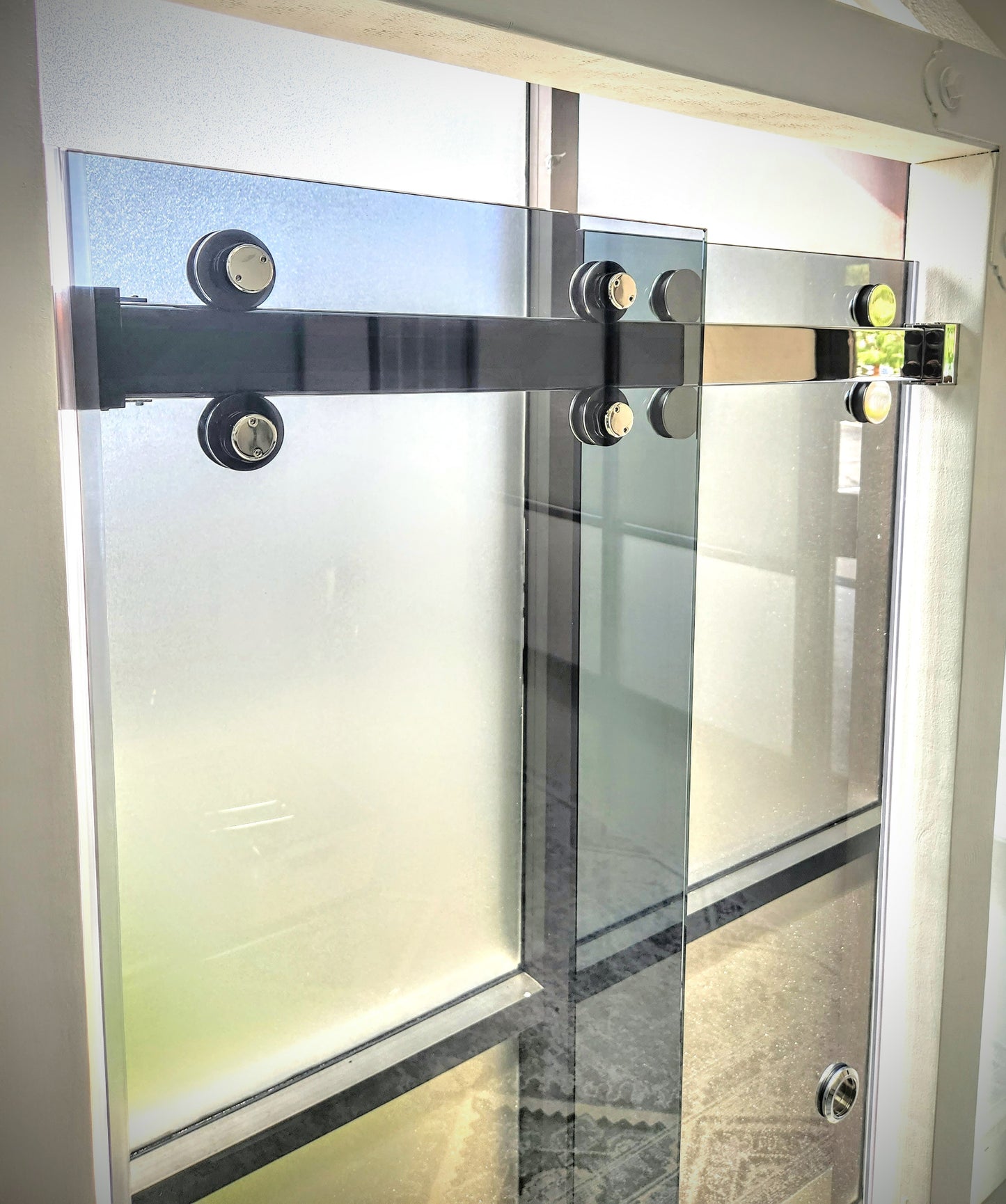 Duovero Series Double Door Sliding Shower Door System